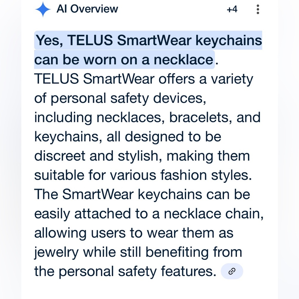 NIB Telus Invisaware Safety Keychain - Picture 12 of 12